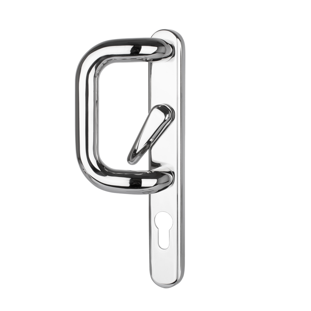 SOX Stainless Steel Patio Door Handle - Polished Stainless Steel - (Sold in Pairs)